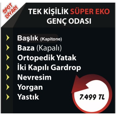 Süper Ekonomik Genç Odası