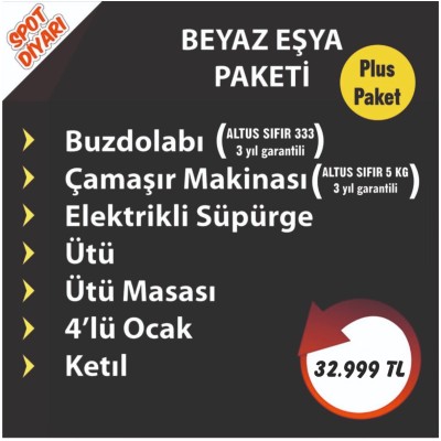 Beyaz eşya ( pluspaket)